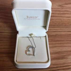 Diamond heart necklace